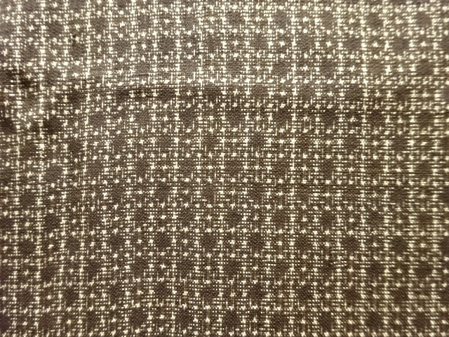 JAPANESE KIMONO / ANTIQUE MENS HAORI / SILK / DORO OSHIMA TSUMUGI